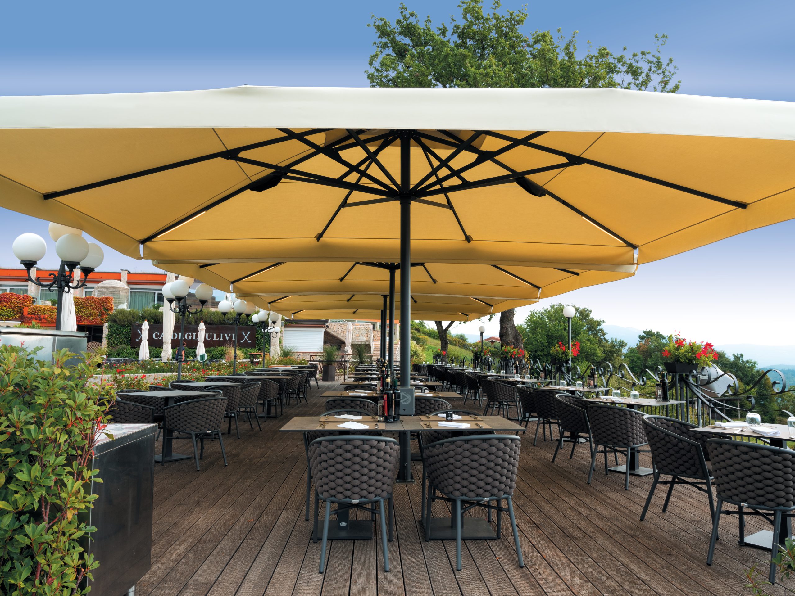 centre pole parasol - poggesi: Magnum